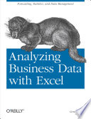 Analyzing Business Data with Excel Book