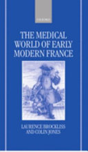 The Medical World of Early Modern France