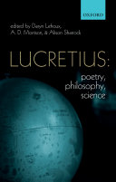 Lucretius: Poetry, Philosophy, Science Pdf/ePub eBook