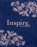 Inspire Bible NLT (Hardcover Leatherlike, Navy): The Bible for Coloring & Creative Journaling