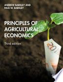 Principles Of Agricultural Economics