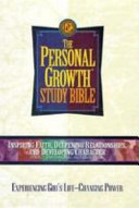New King James Version Personal Growth Study Bible Bonded Leather Black