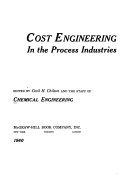 Cost Engineering in the Process Industries Book
