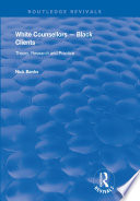 White Counsellors     Black Clients Book