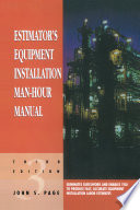Estimator s Equipment Installation Man Hour Manual