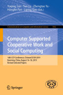 Computer Supported Cooperative Work and Social Computing