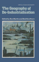 The Geography of De-industrialisation
