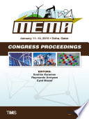 Proceedings of the TMS Middle East   Mediterranean Materials Congress on Energy and Infrastructure Systems  MEMA 2015 