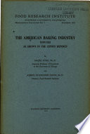 The American Baking Industry, 1849-1923