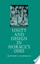 Unity and Design in Horace s Odes