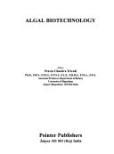 Algal Biotechnology Book