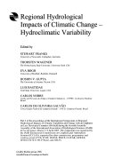 Regional Hydrological Impacts of Climatic Change  Hydroclimatic variability Book