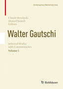 Walter Gautschi  Volume 1