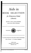 Aids in Book Selection for Elementary School Libraries