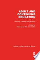 Adult and Continuing Education  Teaching  learning and research