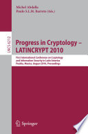 progress-in-cryptology-latincrypt-2010