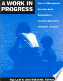 A Work in Progress PDF Book By Ronald Burton Leaf,John McEachin