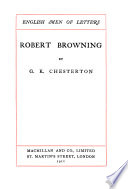 Robert Browning Book