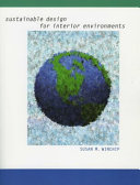 Sustainable Design for Interior Environments Book