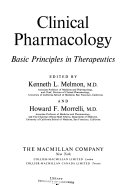 Clinical Pharmacology  Basic Principles in Therapeutics