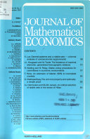 Journal of mathematical economics