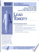 Lead Toxicity