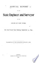 Annual Report of the State Engineer and Surveyor for the Fiscal Year Ending     Book