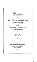 Directory of the General Authorities and Officers of the Church of Jesus Christ of Latter-Day Saints