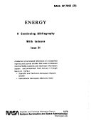 Energy: a Continuing Bibliography with Indexes