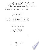 Sophocles Antigone  Edited on the Basis of Wolff s Edition by Martin L  D Ooge   