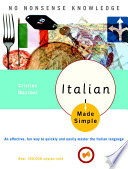 Italian Made Simple Book