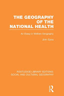 Geography of the National Health  RLE Social   Cultural Geography 