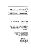 The Textile Industry and Pollution Control