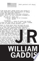 J R PDF Book By William Gaddis