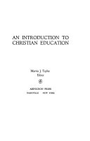 An Introduction to Christian Education
