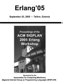 ACM SIGPLAN Erlang Workshop