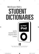 McGraw-Hill's Spanish Student Dictionary for Your IPod (MP3 Disc + Guide)