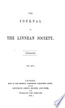 Zoological Journal of the Linnean Society Book PDF