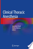 Clinical Thoracic Anesthesia