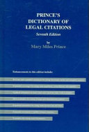 Prince s Dictionary of Legal Citations