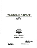 Who S Who In America 2006