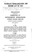 Watergate Reorganization and Reform Act of 1975