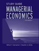 Managerial Economics  Study Guide Book
