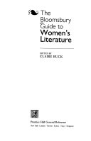 The Bloomsbury Guide to Women s Literature