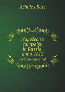 Napoleon's campaign in Russia anno 1812