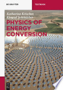 Physics of Energy Conversion Book