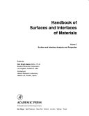 Handbook of Surfaces and Interfaces of Materials  Surface and interface analysis and properties