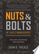 Nuts and Bolts of Sales Management Book