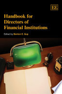 Handbook for Directors of Financial Institutions Book