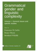 Grammatical gender and linguistic complexity I